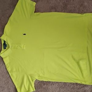 Ralph Lauren Polo shirt; XL; lime green